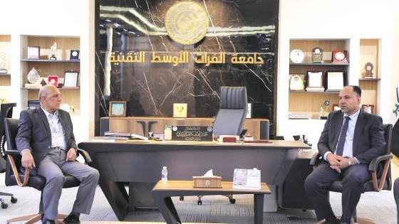 تعاون عراقي إيراني لتطوير الحاضنات التكنولوجية في جامعة الفرات الأوسط التقنية