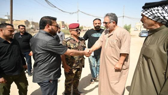 محافظ ميسان يتابع الأعمال والمشاريع الخدميه ويؤكد على ضرورة تسريع وتيرة الانجاز