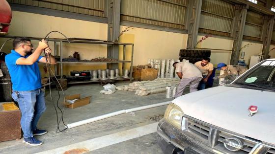 شركة نفط ميسان تستكمل نصب منظومة كاميرات المراقبة في حقل العمارة النفطي