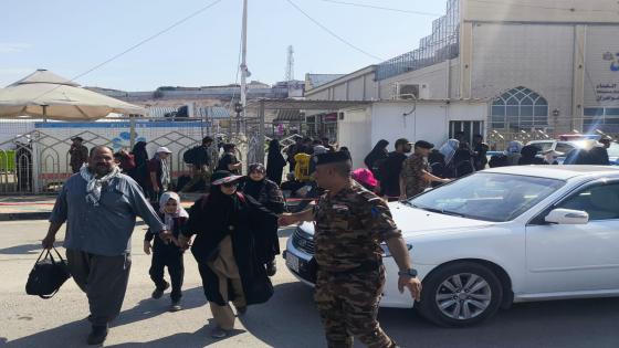 شرطة النجف تواصل تنفيذ خطتها لتسهيل حركة الزائرين المتوجهين