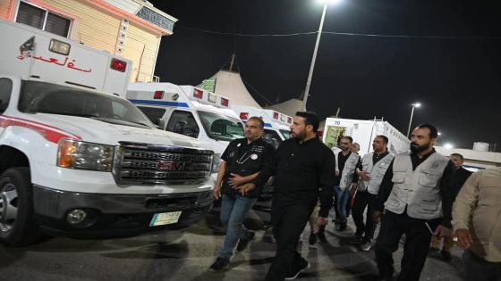 حادث اختناق الزائرين لتسرب غاز الكلور : ومحافظ ميسانو يشيد بعمل “فريق يا حسين الطبي”