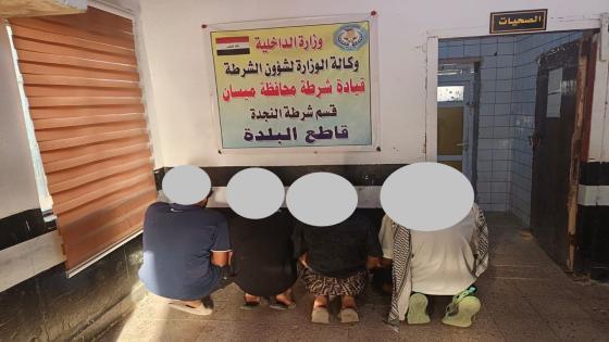 محاولة سرقة الكابلات الكهربائية وسرقة محولة كهربائية : شرطة ميسان تطيح بالمتهمين