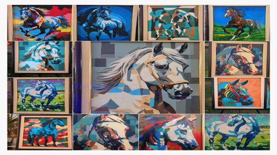 حين يتجاور الفن مع الطبيعة : لوحات ابداعية للفنان صباح شغيت