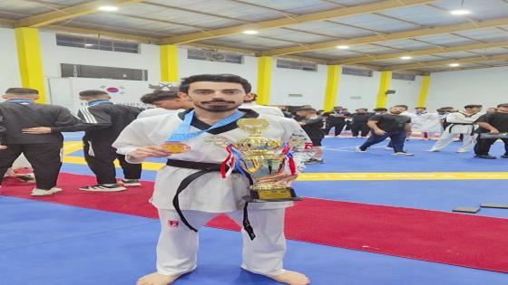 منتسب في شركة نفط ميسان يحصد المركز الثالث في بطولة العراق للتايكواندو