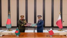 توقيع اتفاقية بين القوات المسلحة البنغلاديشية والقوات المسلحة القطرية