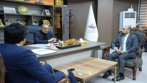 مركز البوصلة للحوار والدراسات يجري زيارة رسمية لرئيس مجلس محافظة ذي قار